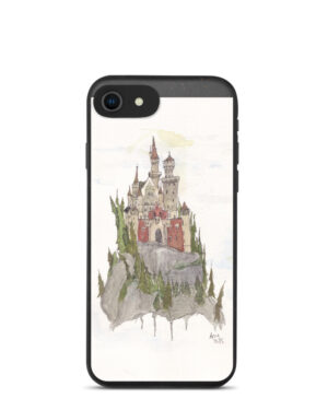 (Schloss in den Wolken) Castle in the clouds. Biodegradable phone case