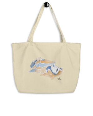 Image of a Woman, Large organic tote bag