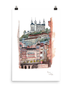 Fourvier, Lyon Poster