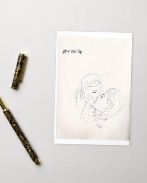 Give me lip - Standard Postcard