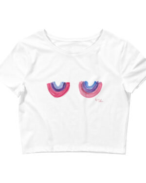 Bi pride titties crop